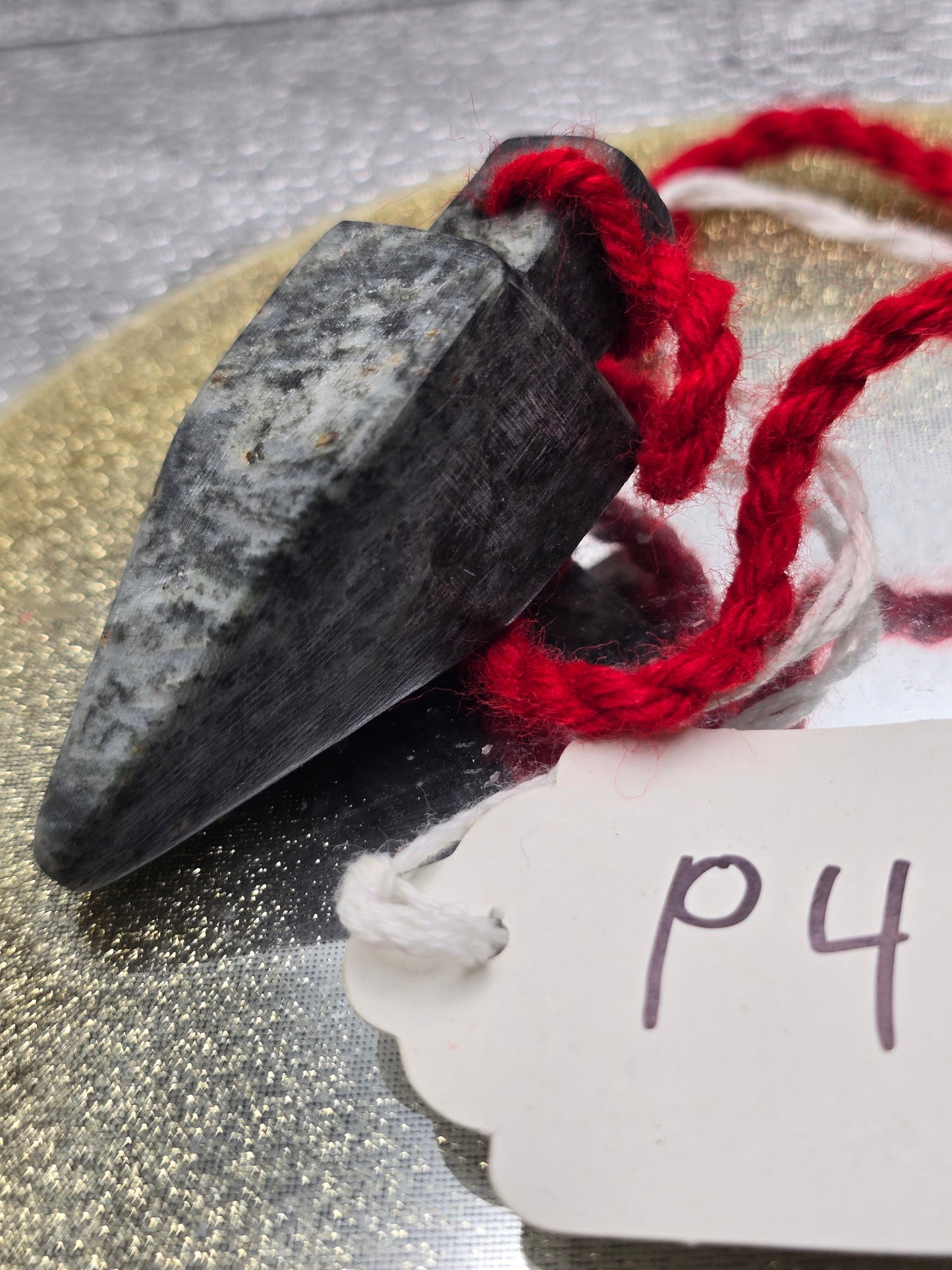 Hand Carved Soapstone Pendulum