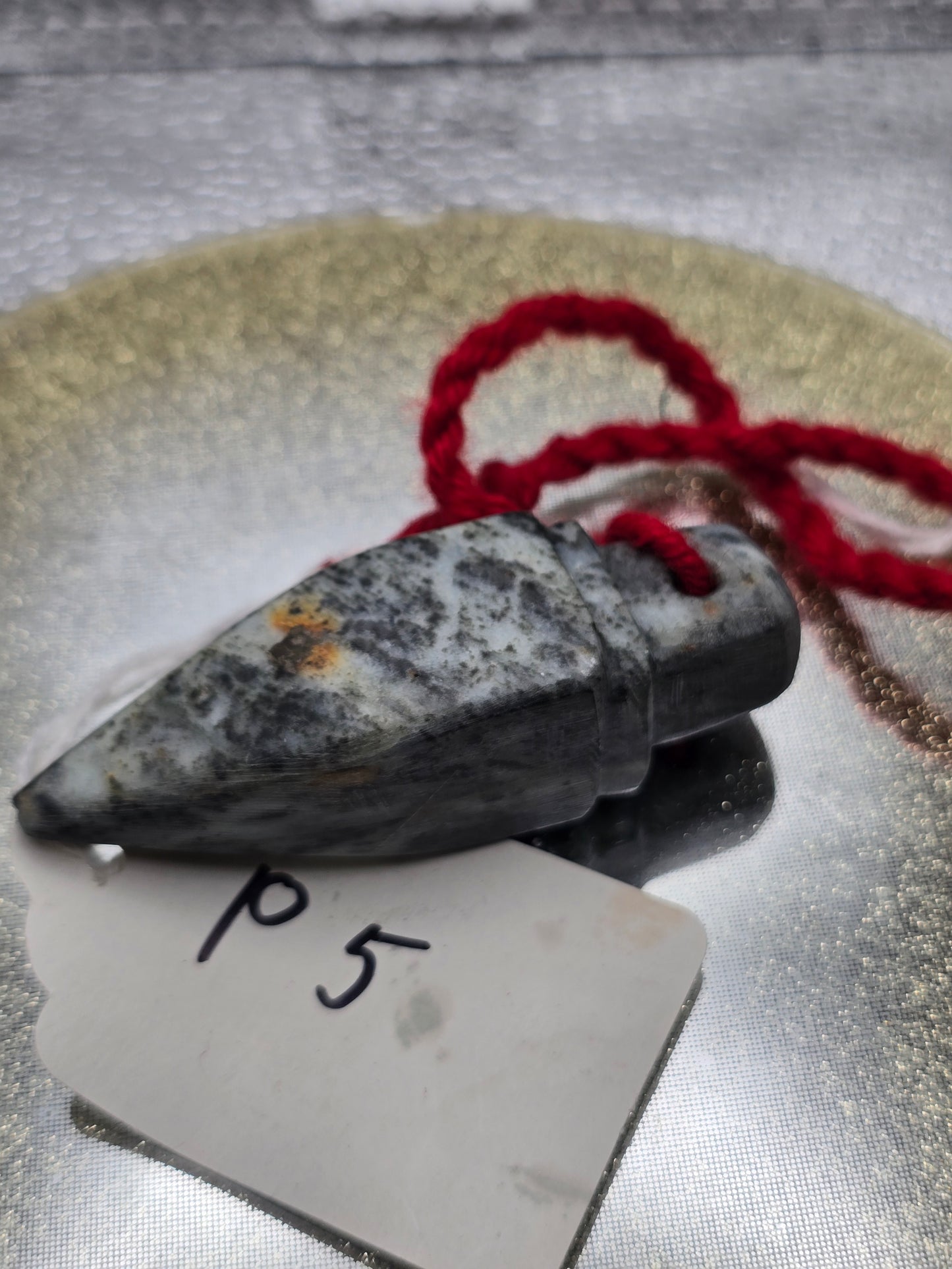 Hand Carved Soapstone Pendulum