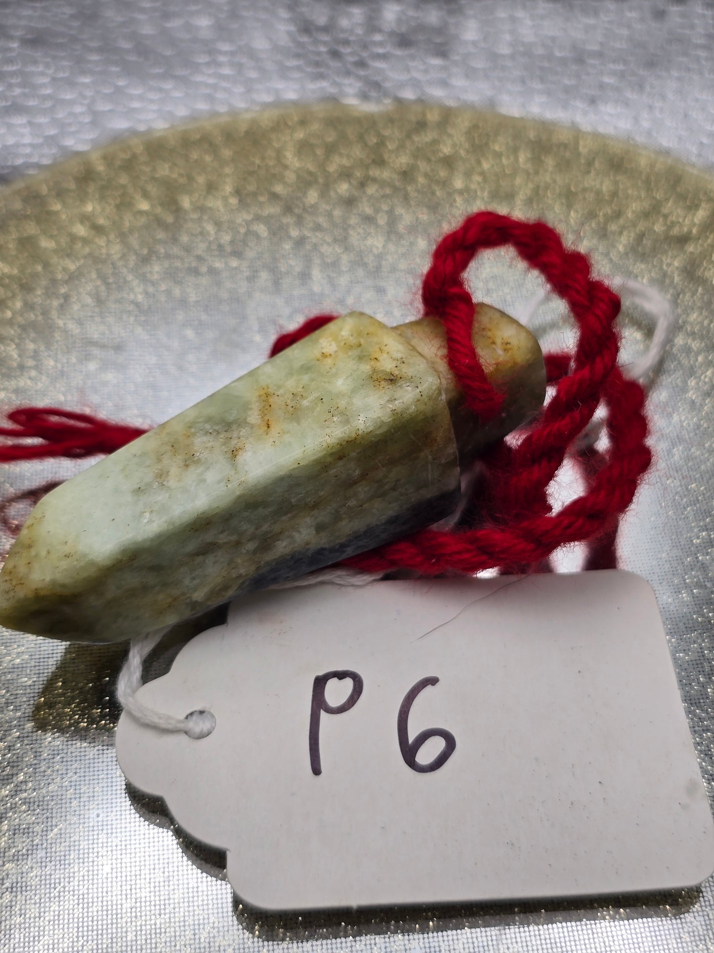 Hand Carved Soapstone Pendulum